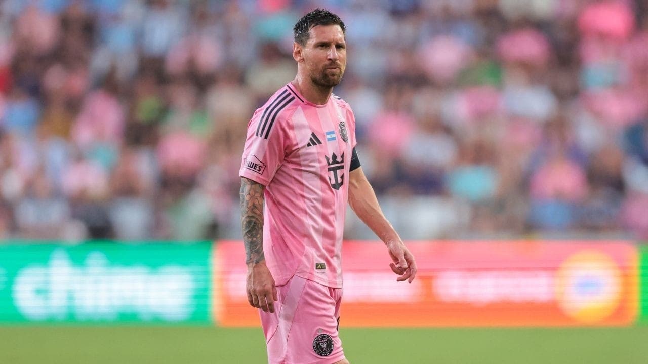 Messi durante Inter Miami x Philadelphia Union