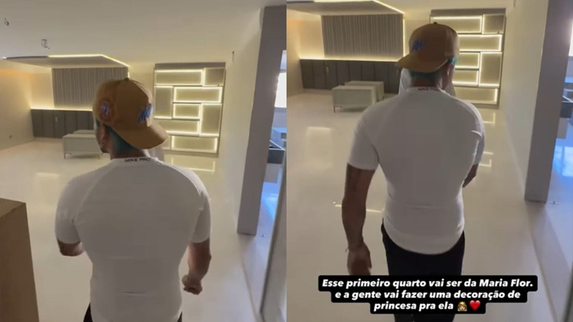 Já o quarto de Maria Flor terá decoração de princesa