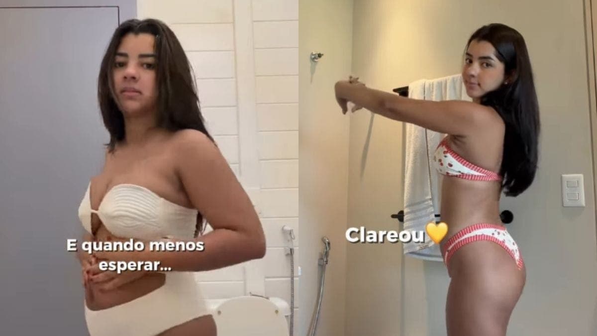 Ary Mirelle mostra antes e depois de seu processo de emagrecimento