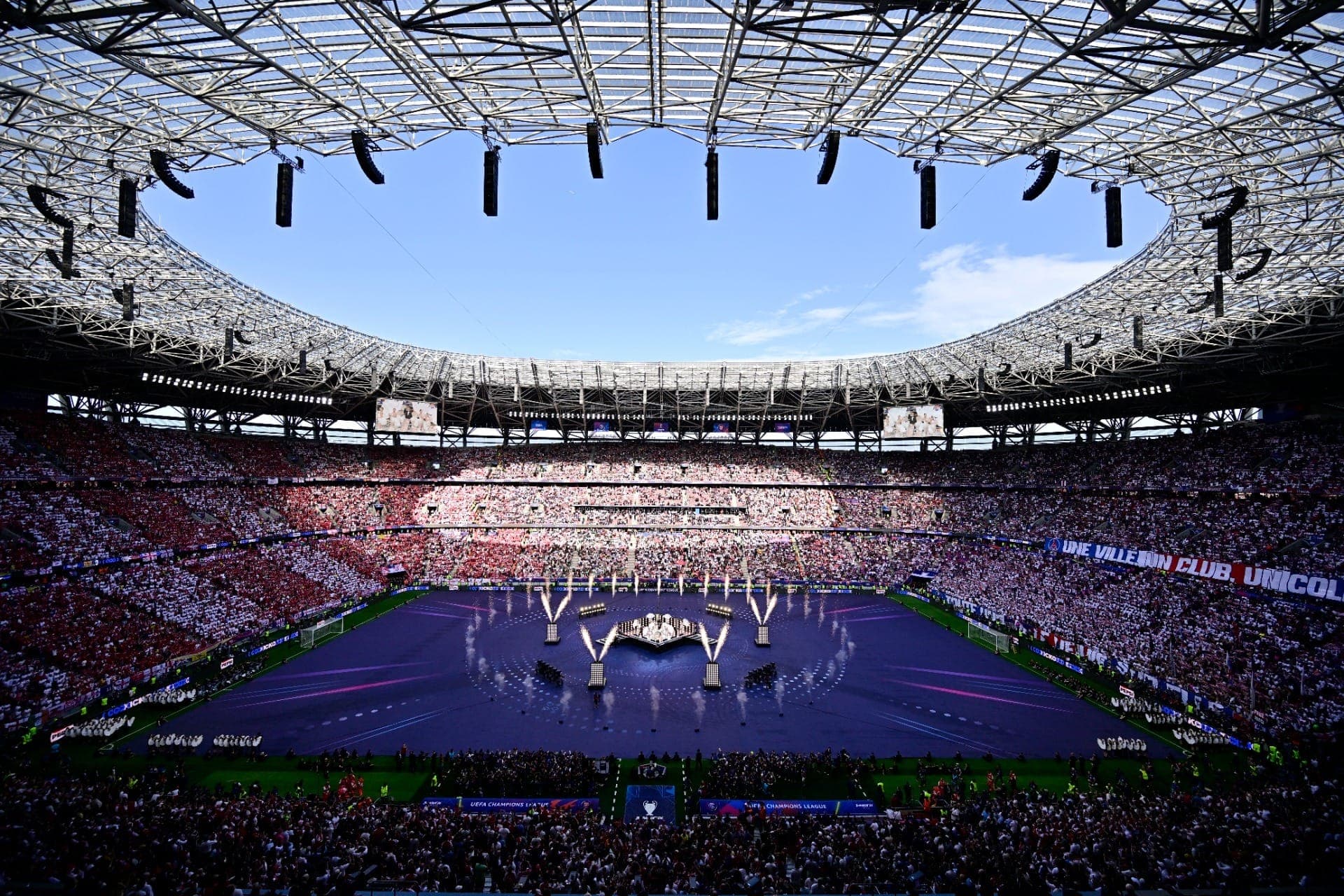 Final da Champions League entre Paris Saint-Germain e Arsenal