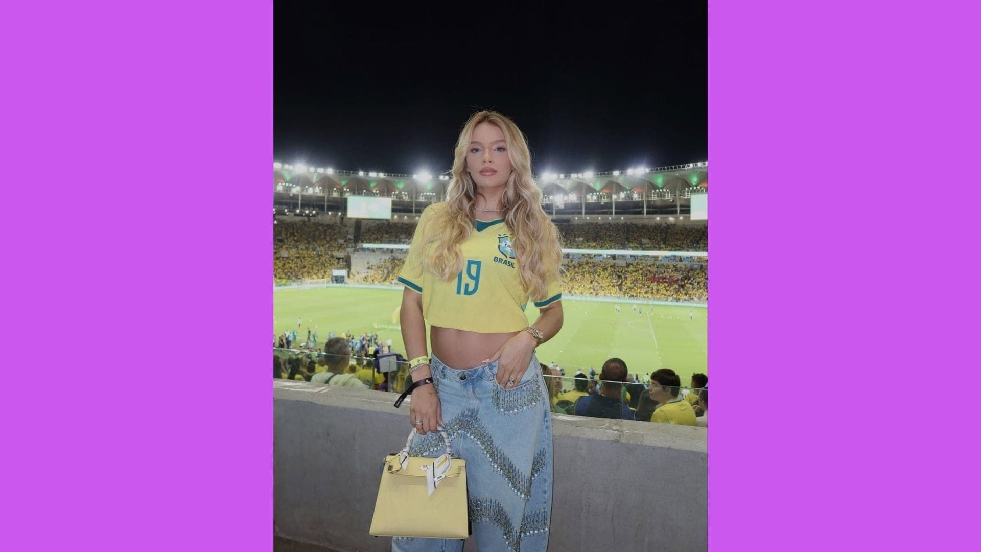 Gabriely Miranda com uma Hermès Kelly