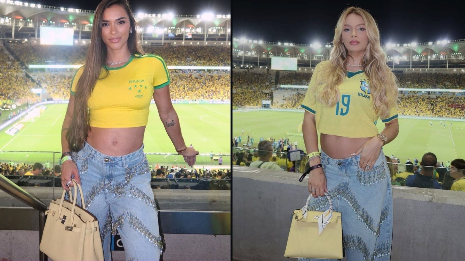 WAGs com mesma marca de bolsa