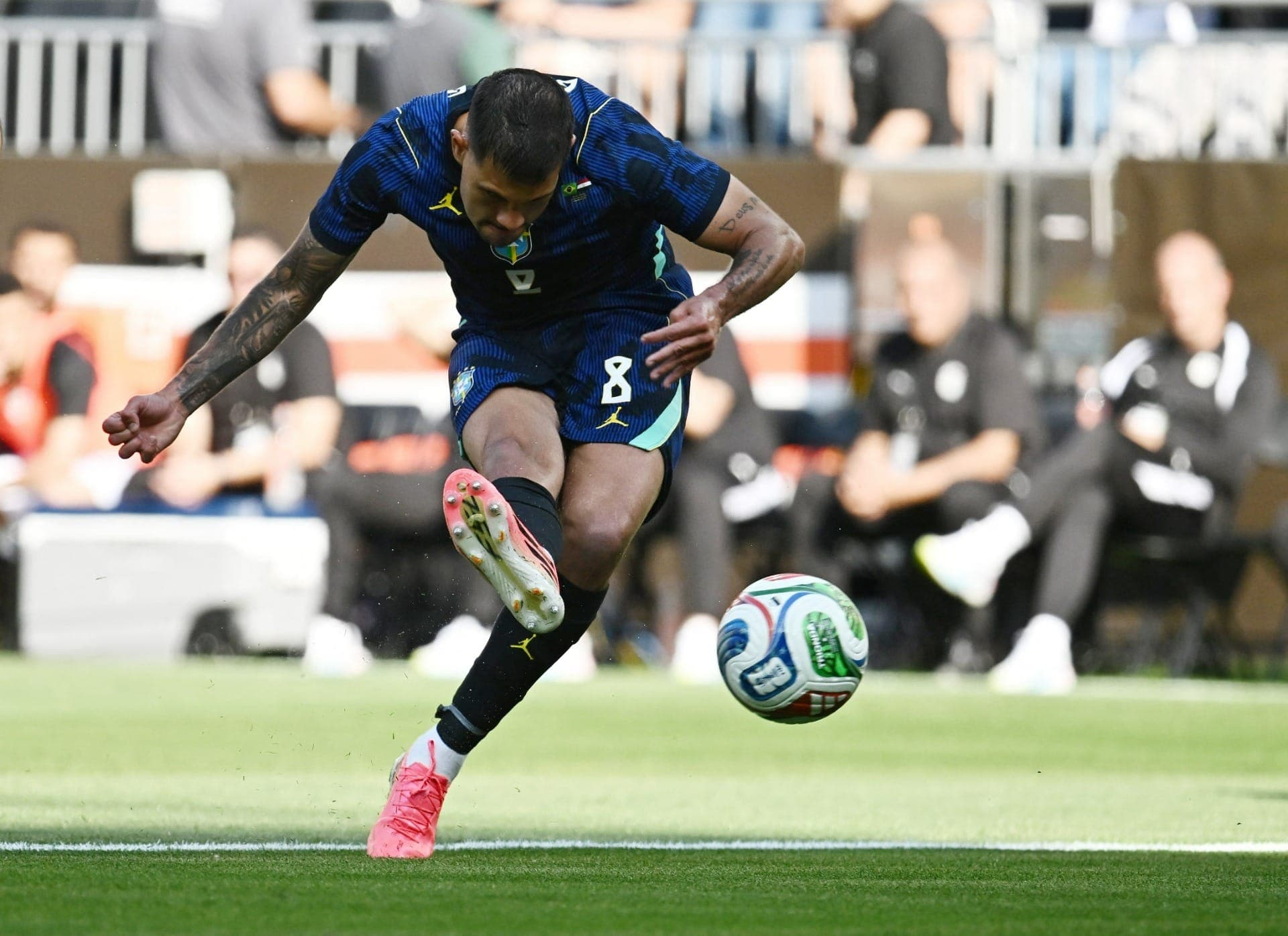Bruno Guimarães abriu o placar para o Brasil