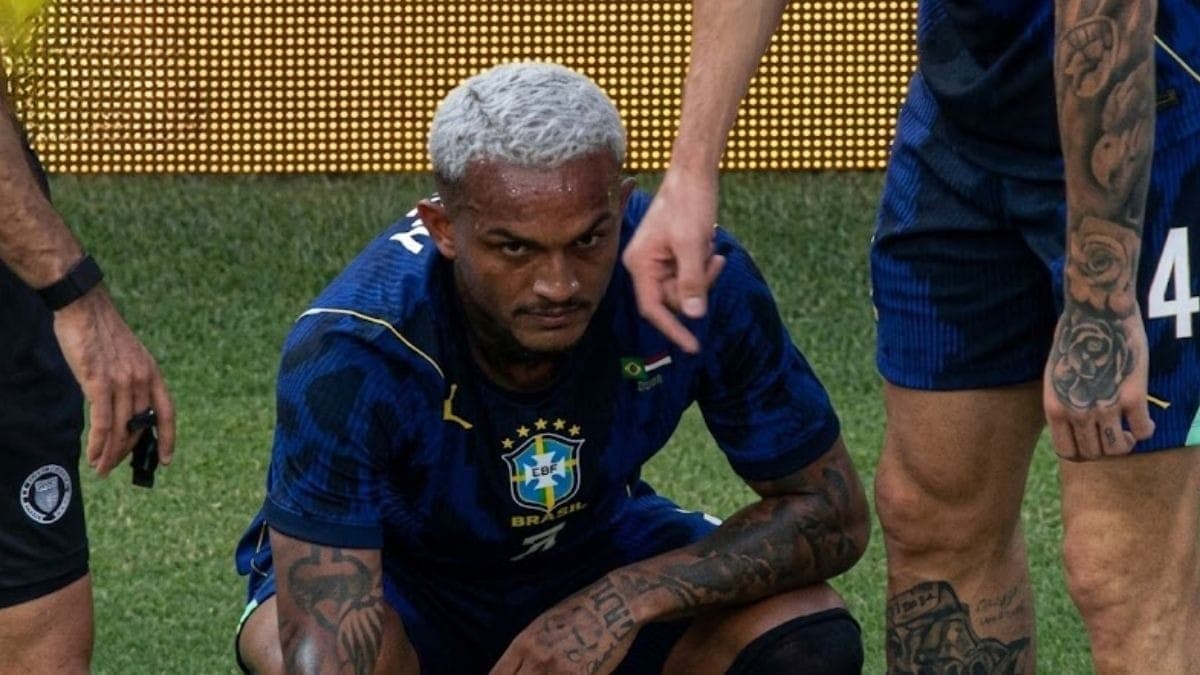 Wesley sente lesão pela Seleção Brasileira