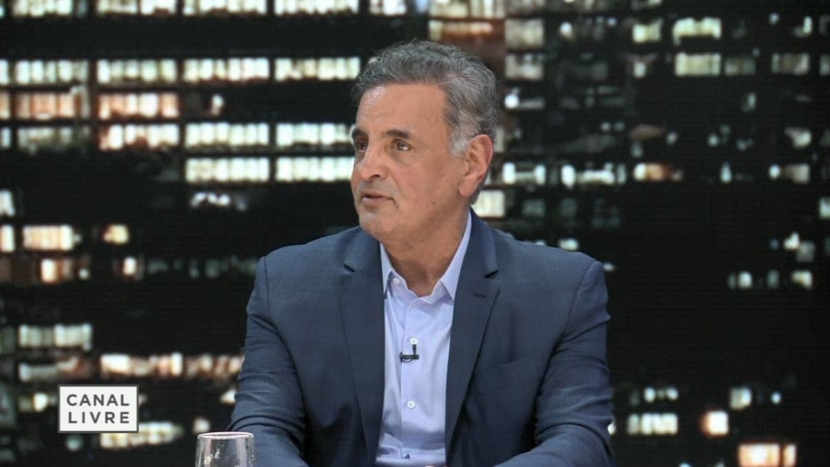 Aécio Neves no Canal Livre
