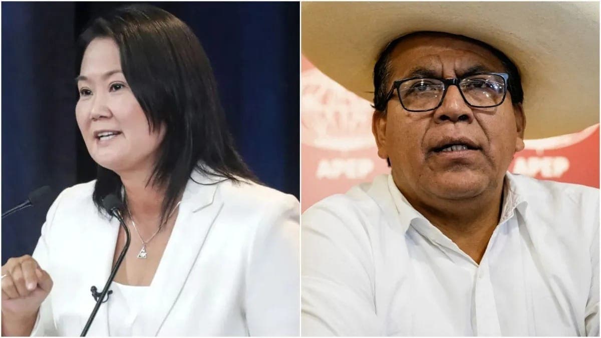 Keiko Fujimori e Roberto Sánchez disputam eleições no Peru