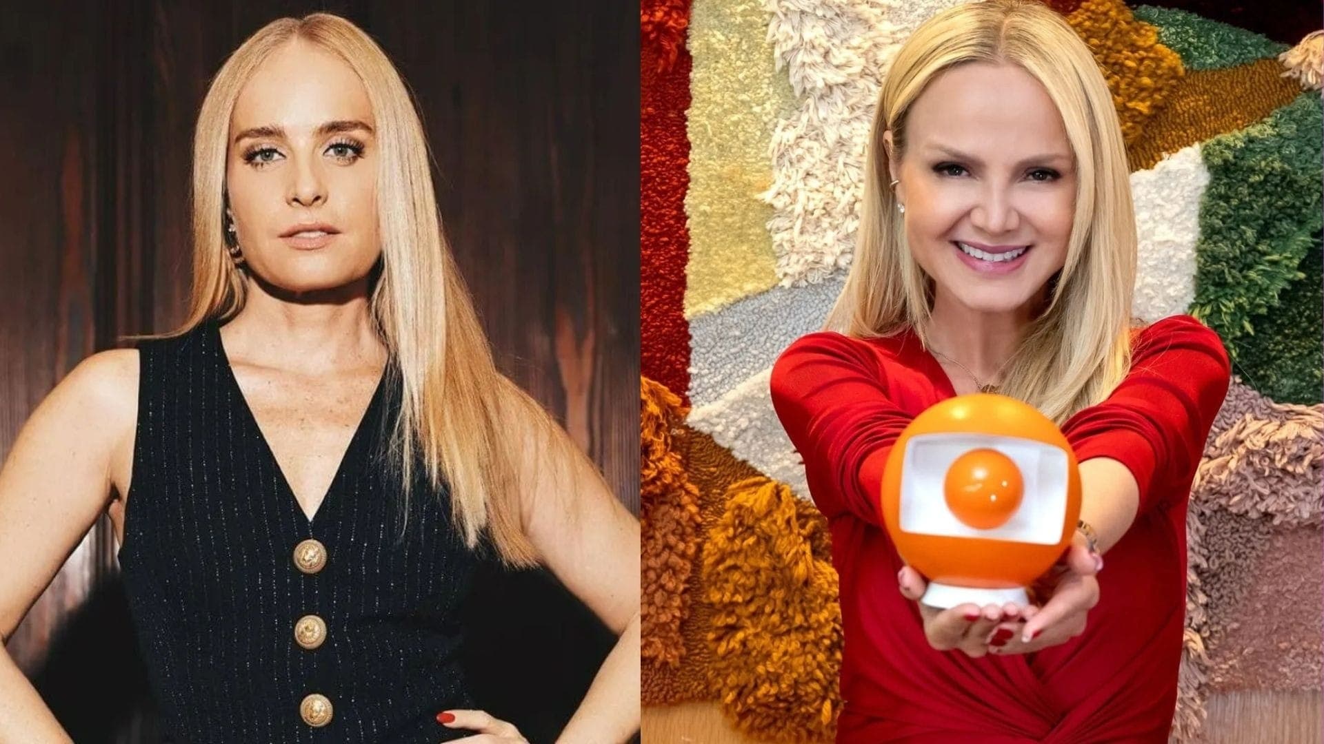 Angélica e Eliana vivem momentos diferentes na Globo