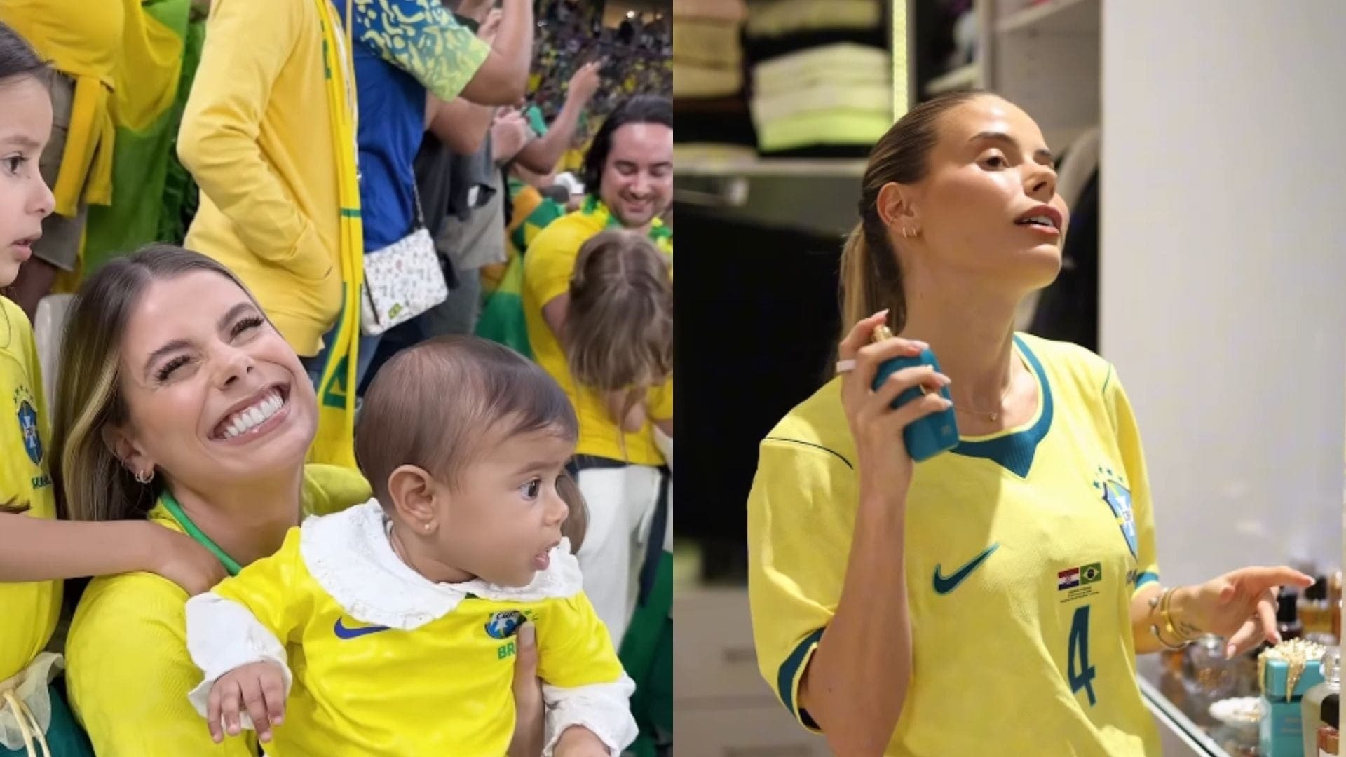 Carol Cabrino mostrou tradições na Copa