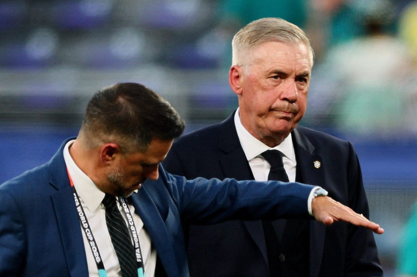 Carlo Ancelotti após o empate do Brasil com Marrocos
