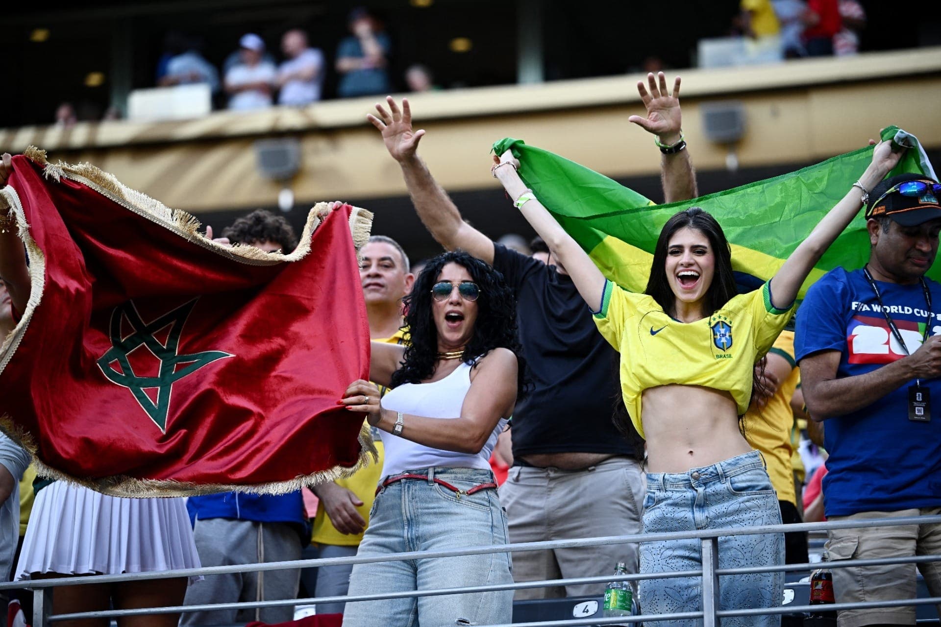 Torcida do Brasil e Marrocos