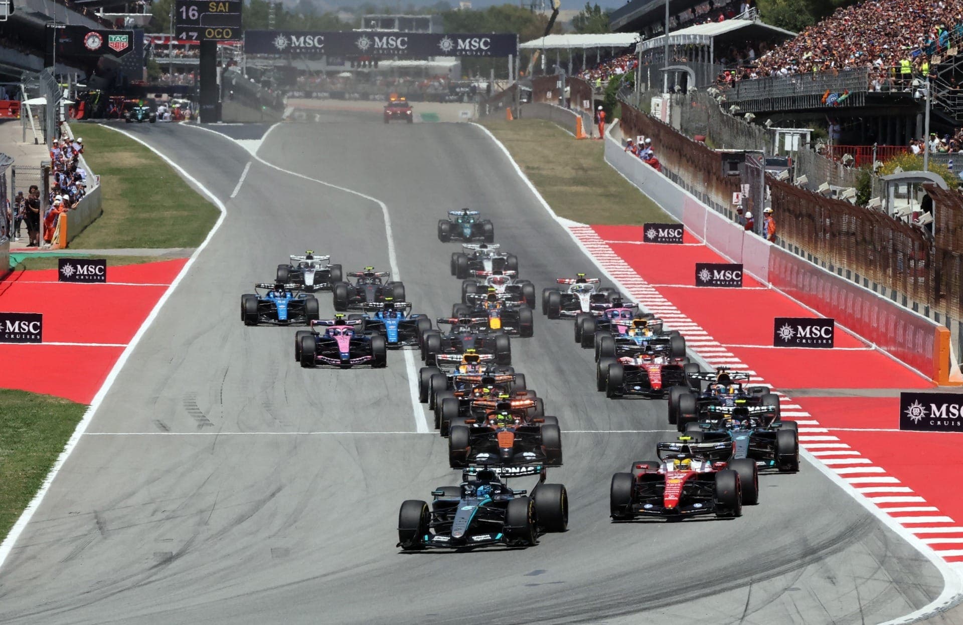 Largada do GP de Barcelona 2026