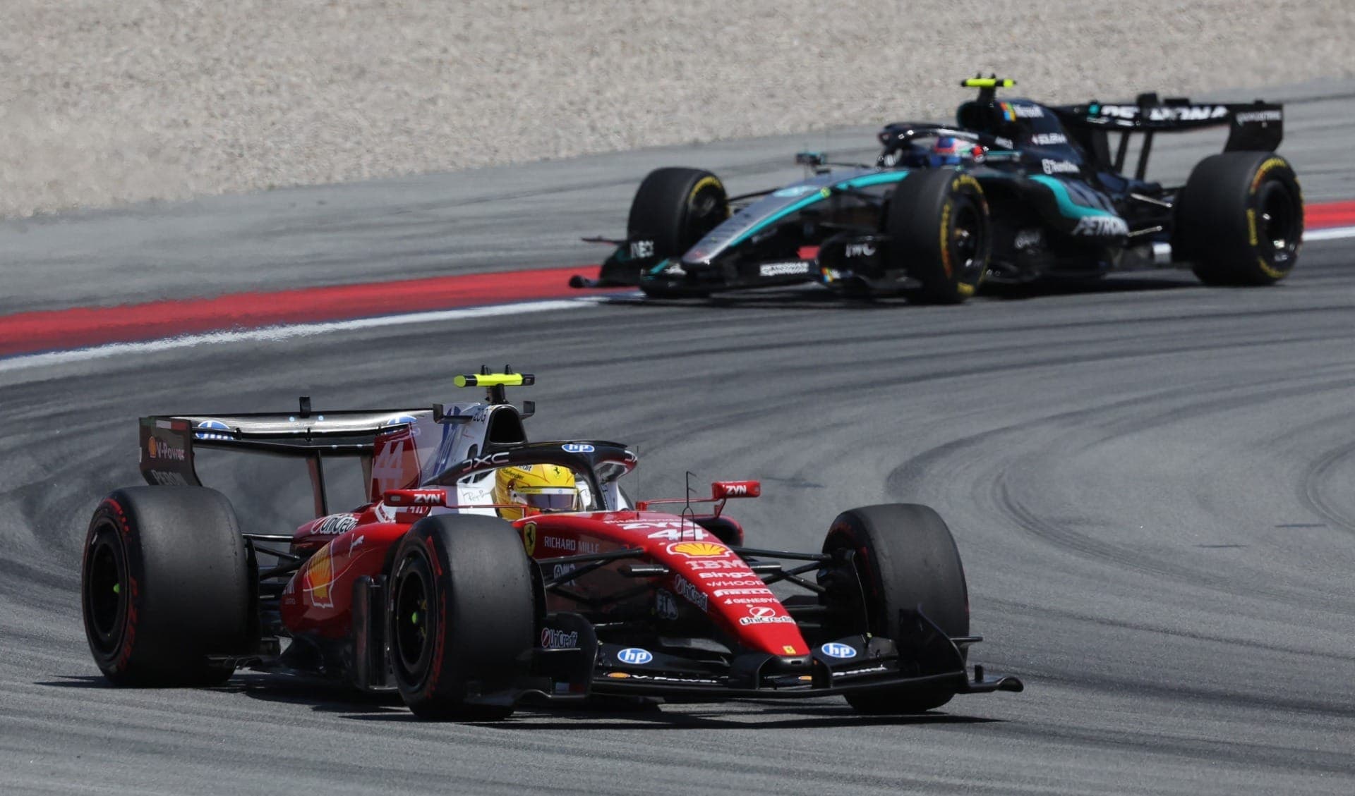 Lewis Hamilton (Ferrari) no GP de Barcelona 2026