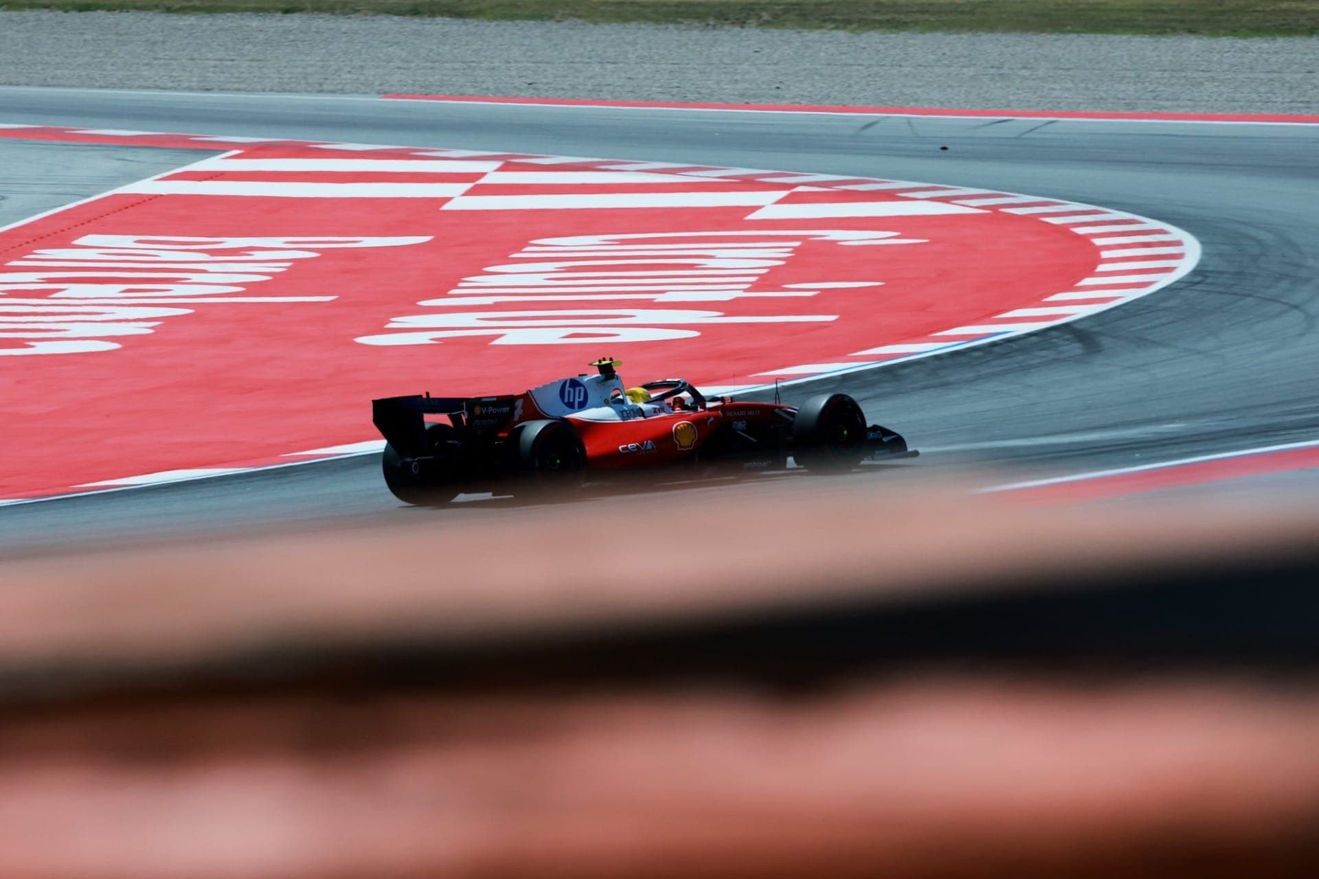Lewis Hamilton (Ferrari) no GP de Barcelona 2026