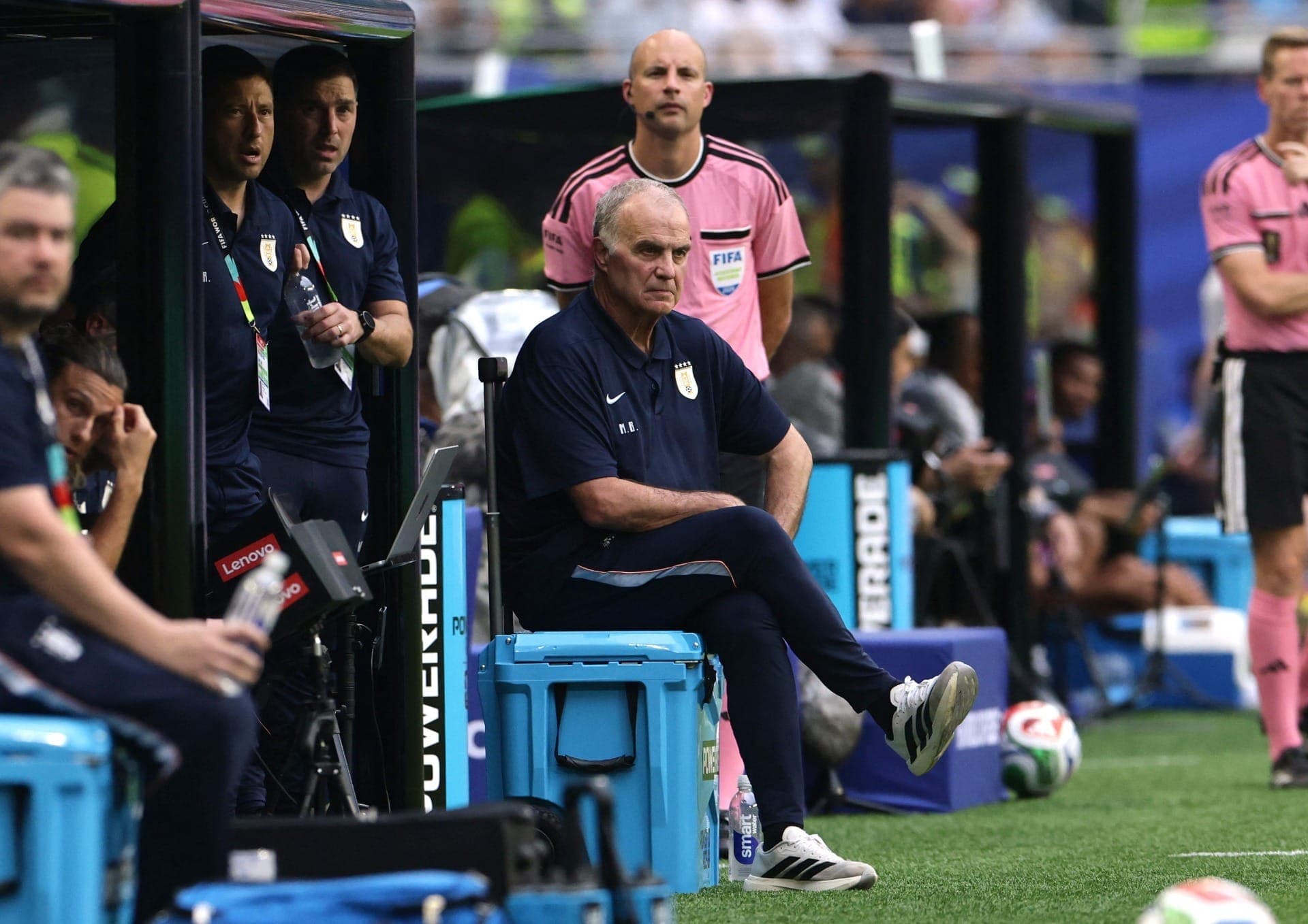 Marcelo Bielsa, treinador do Uruguai