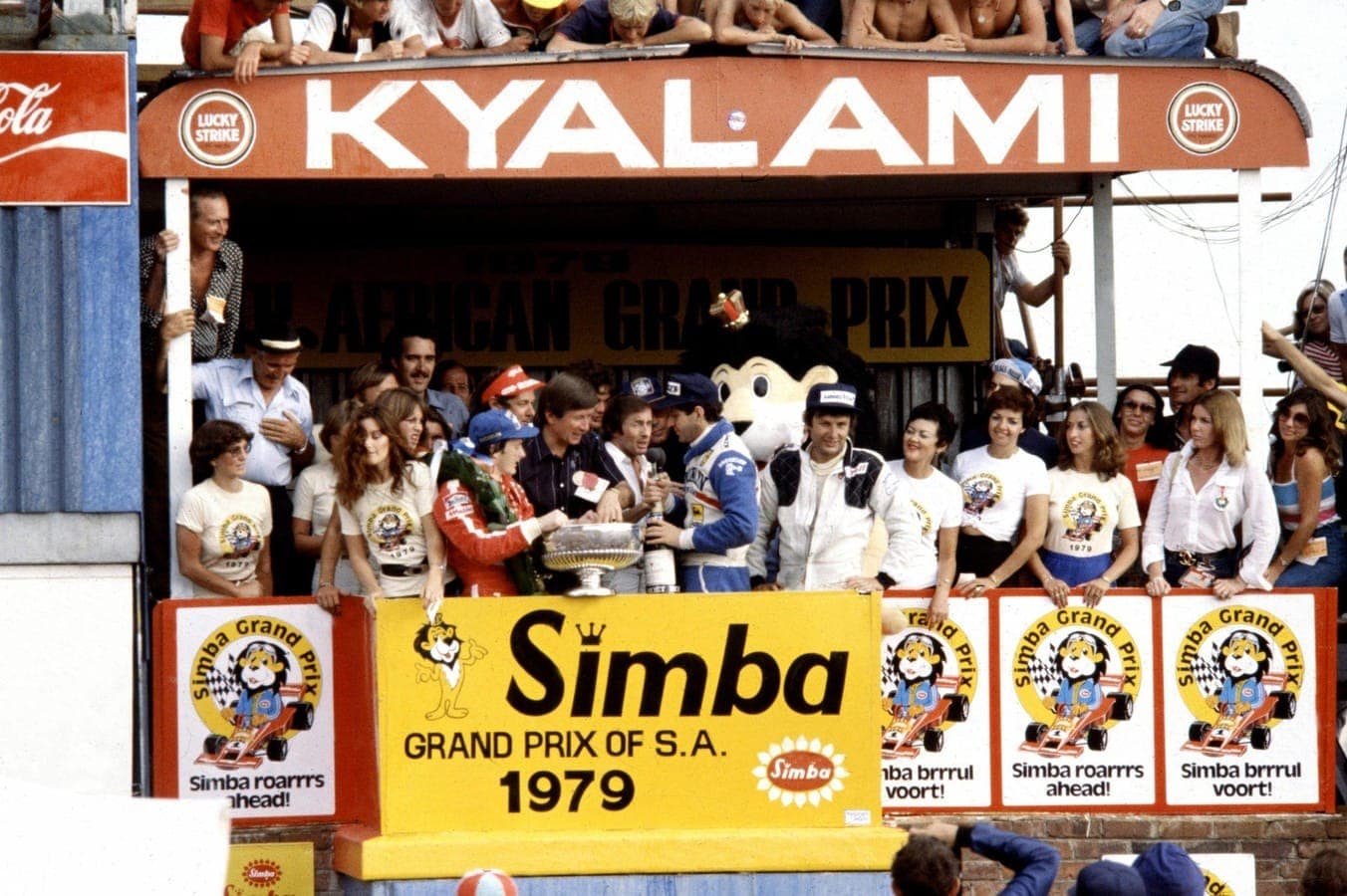 Pódio do GP da África do Sul de 1979