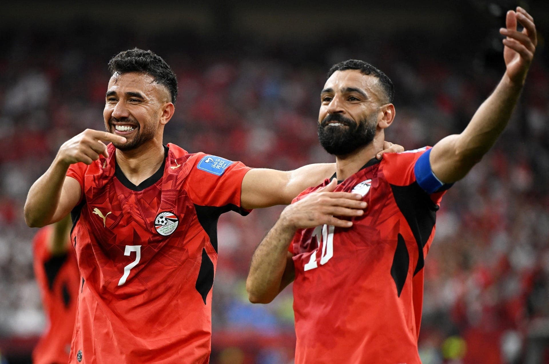Salah comemora vitória do Egito sobre a Nova Zelândia pela Copa do Mundo