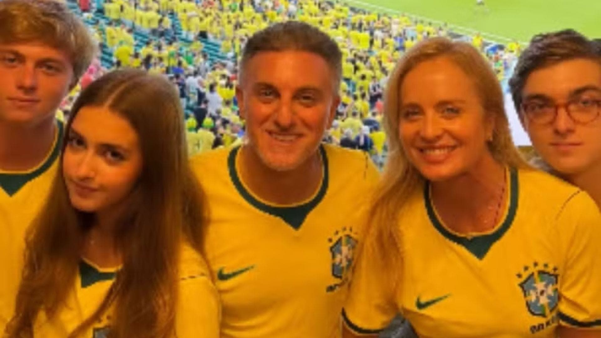 Luciano Huck e família
