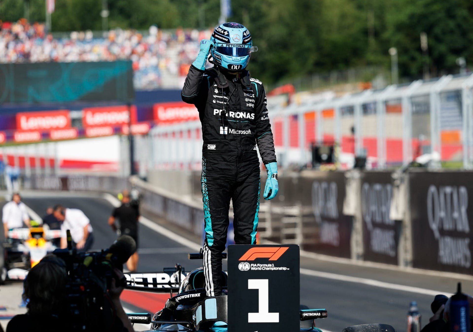 Entenda por que Russell escapou de punição após pole no GP da Áustria