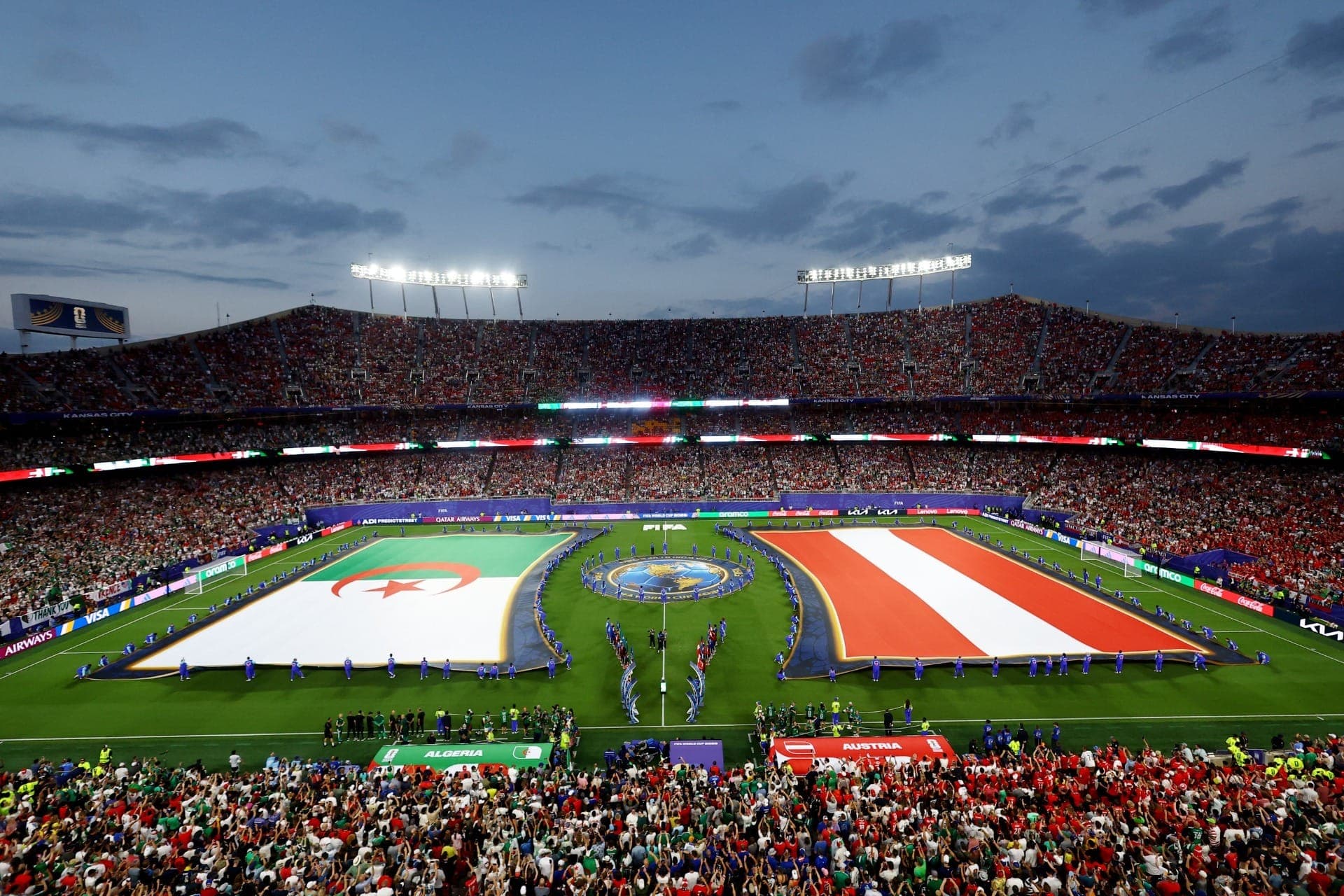 Kansas City Stadium para Argélia x Áustria