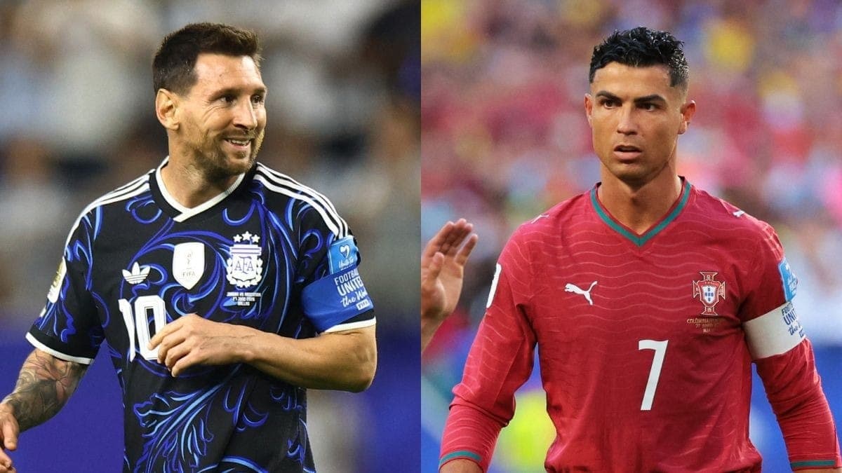 Messi e Cristiano Ronaldo na Copa do Mundo