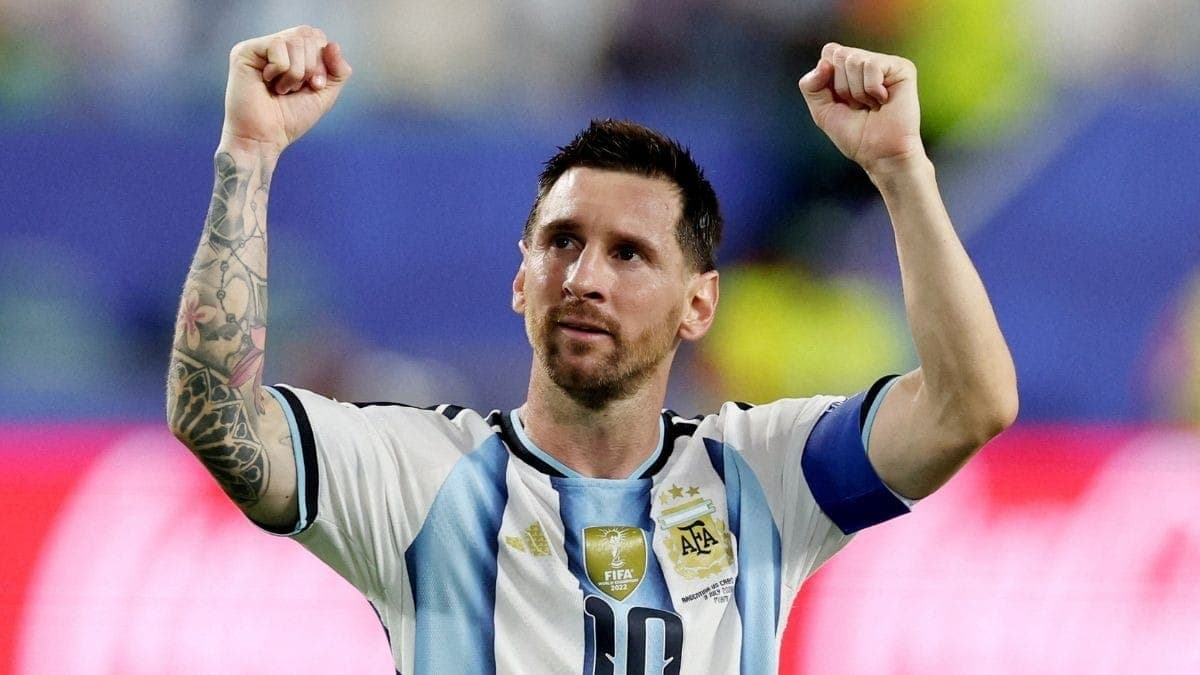 Lionel Messi, capitão da Argentina