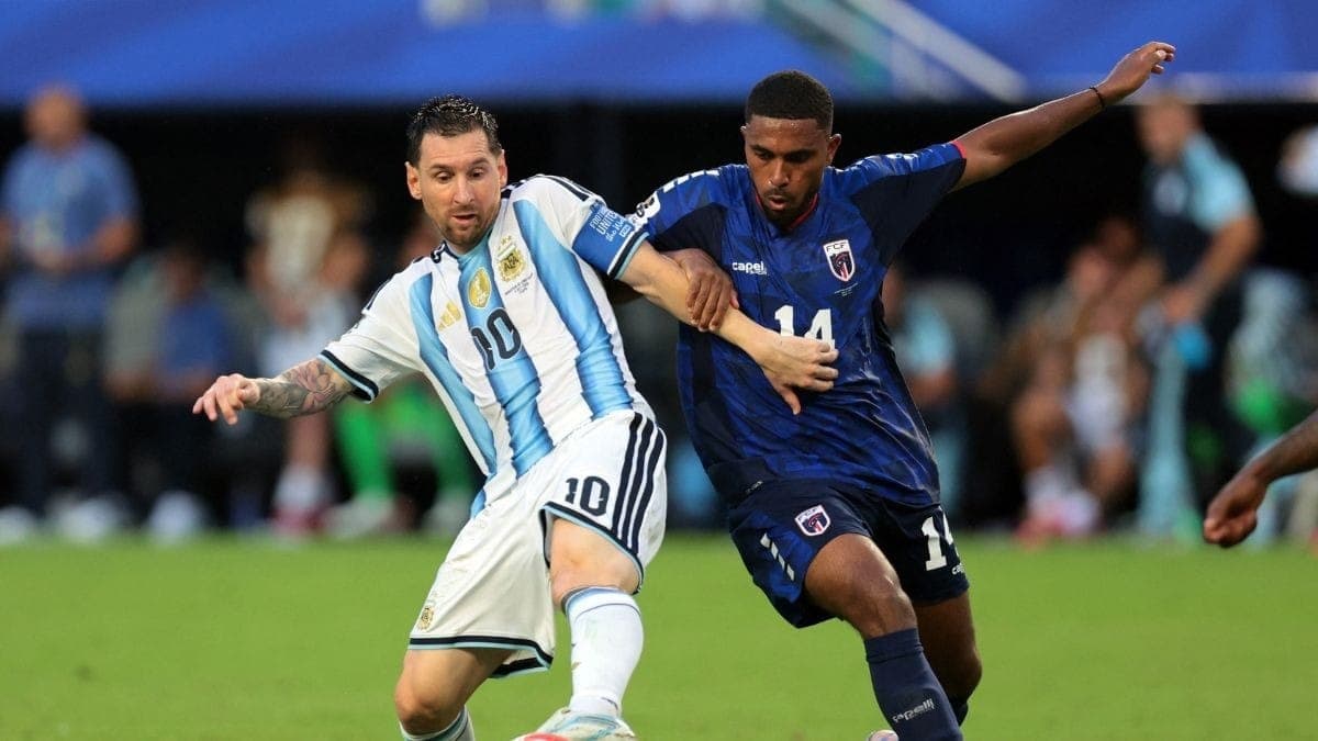 Messi, na partida contra Cabo Verde