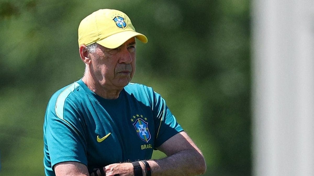 Carlo Ancelotti, técnico da Seleção Brasileira