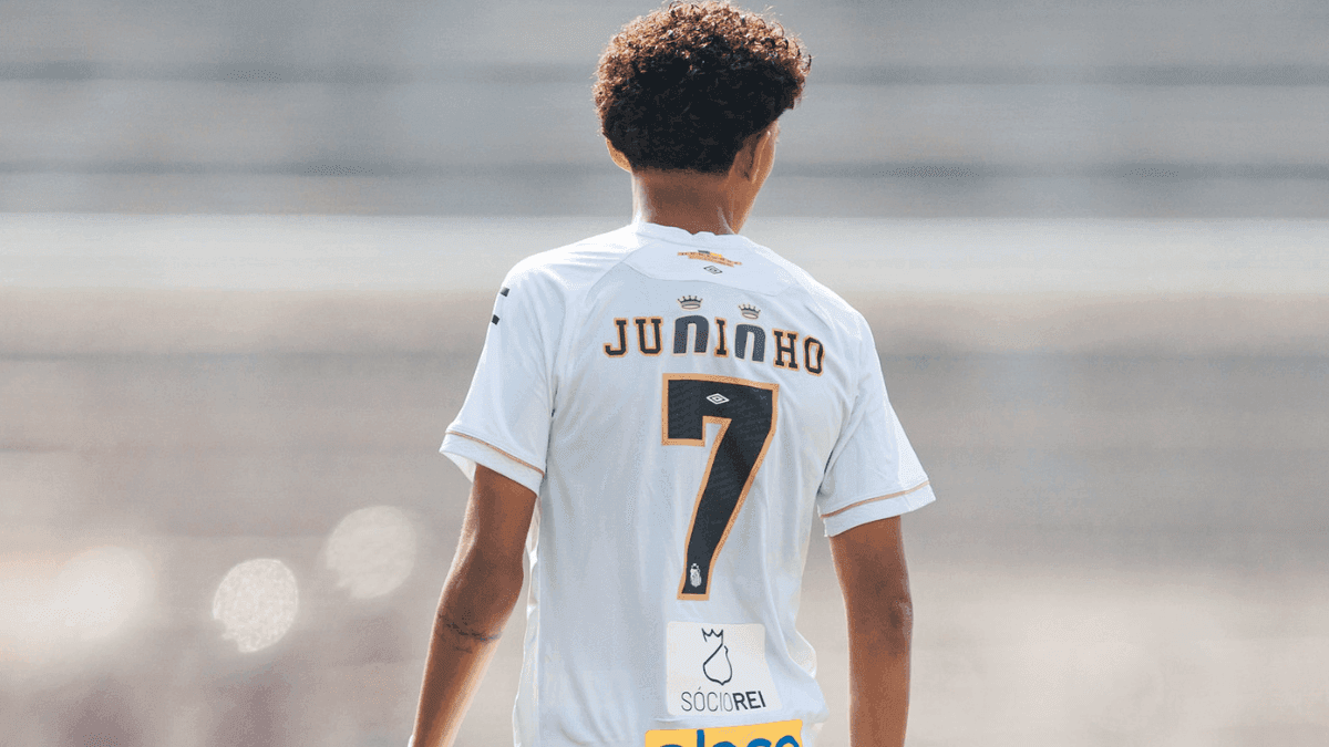 Robinho Jr. vira Juninho e mira recomeço no Santos
