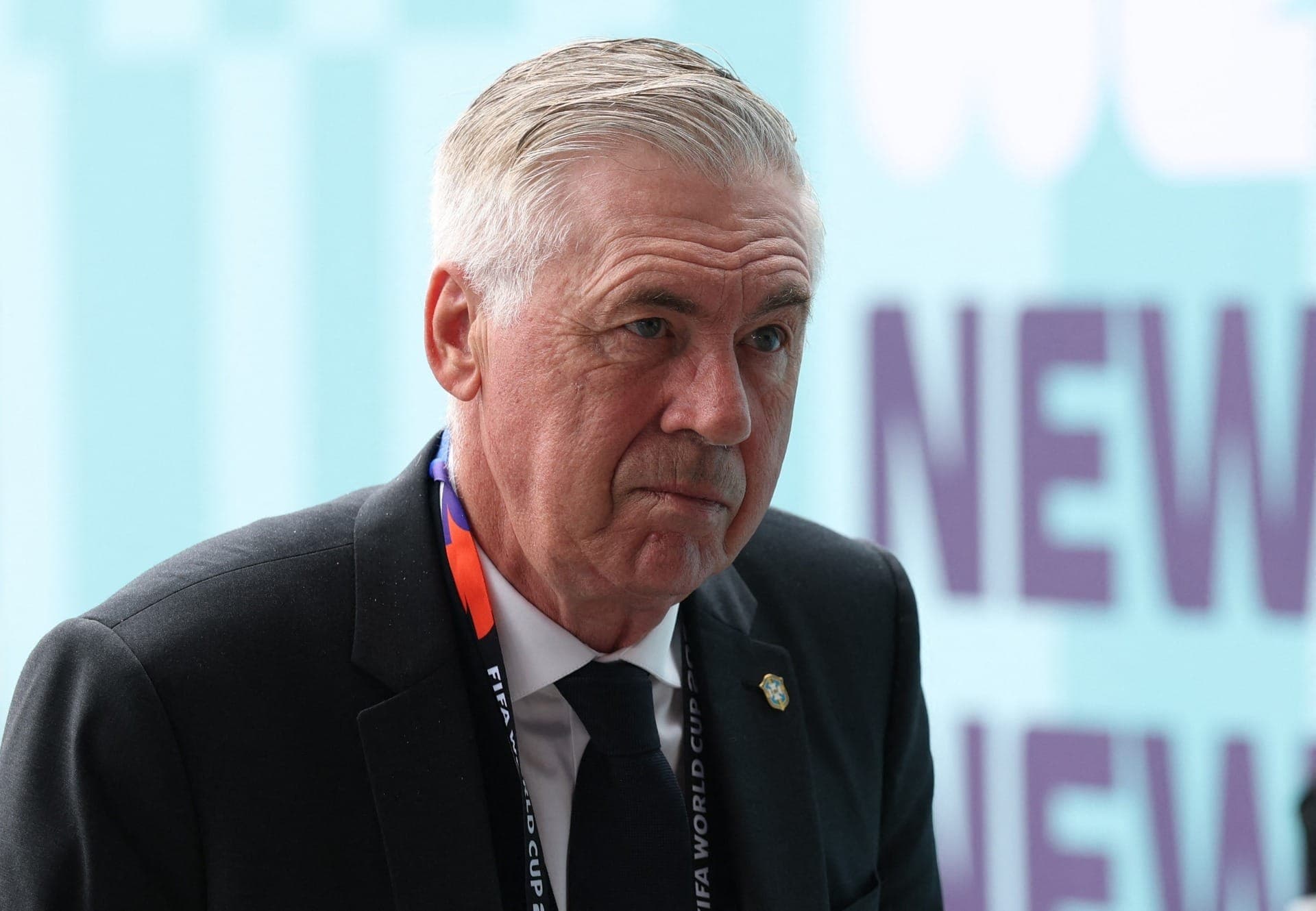 Carlo Ancelotti chega para jogo Brasil x Noruega pelas oitavas de final da Copa do Mundo
