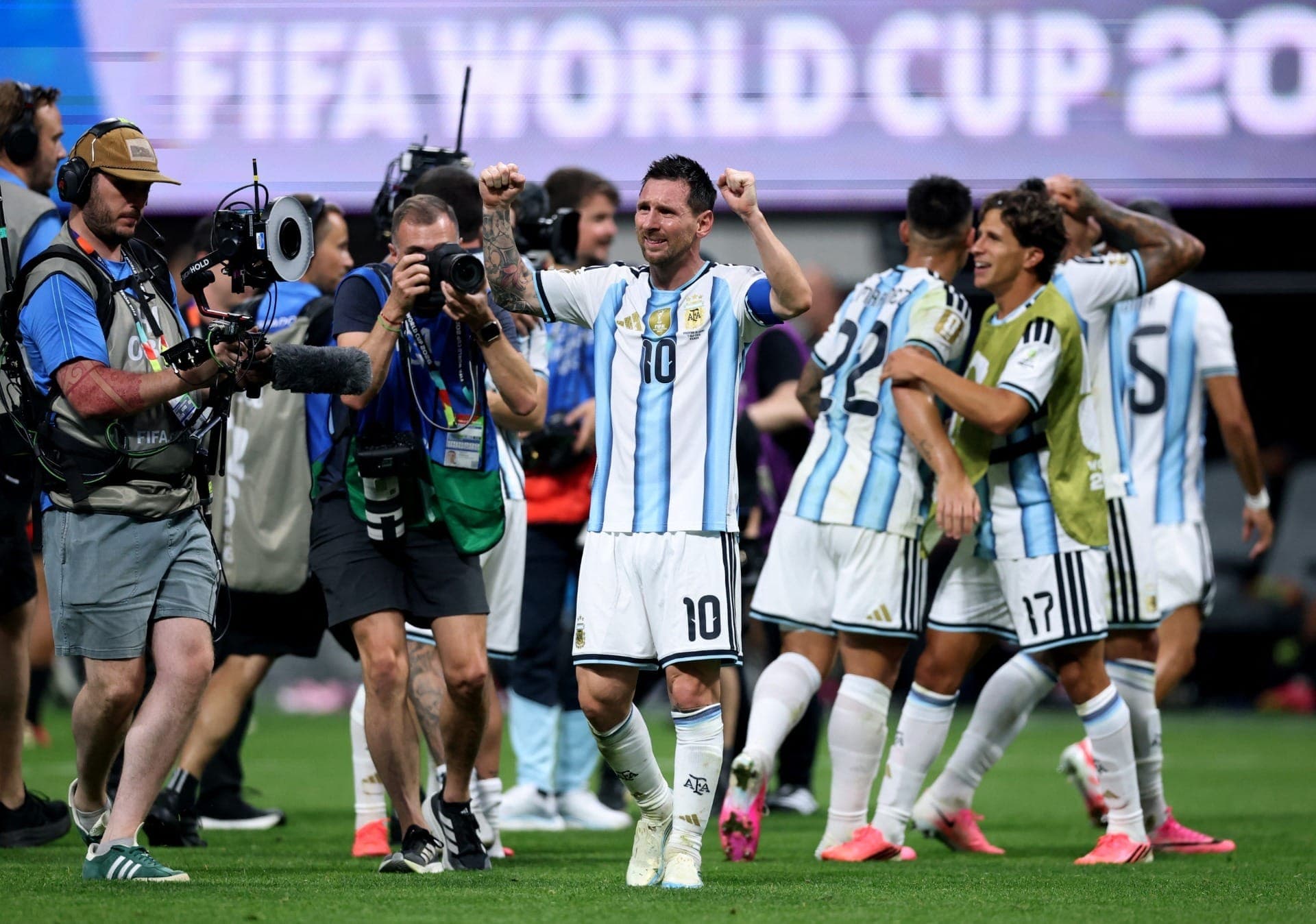 Messi chora ao comemorar classificação da Argentina sobre Egito na Copa do Mundo