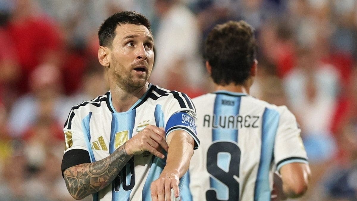 Messi, camisa 10 da Argentina