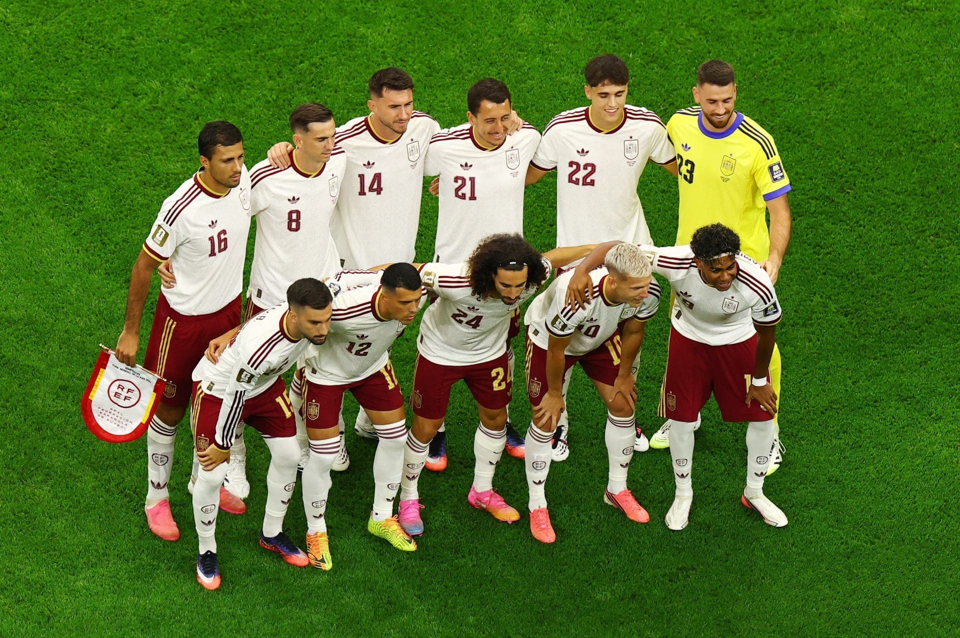 Jogadores da Espanha