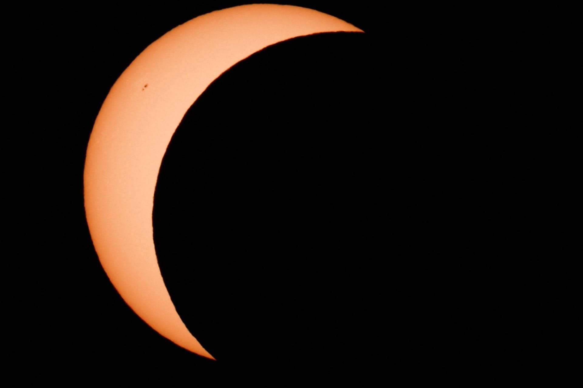 Eclipse solar observado na Espanha