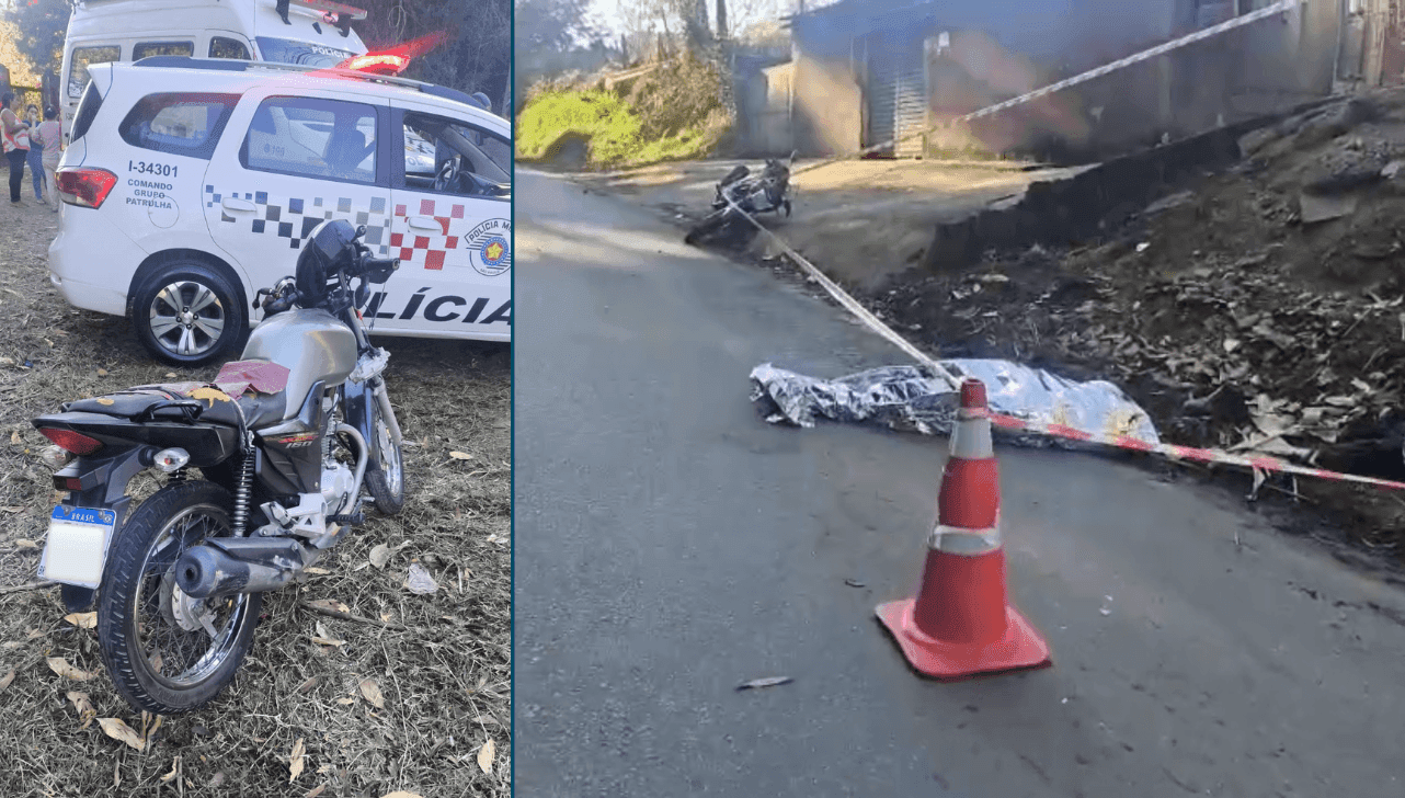 Colisão frontal entre duas motos deixa dois mortos em Atibaia