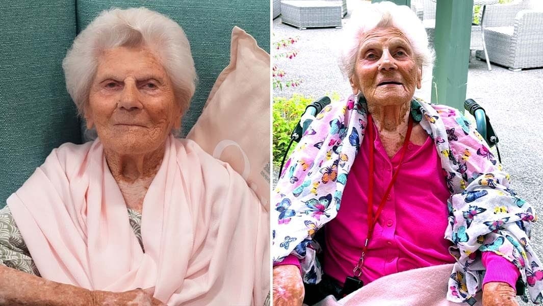 A mulher mais velha do mundo, Ethel Caterham, commpleta 117 anos