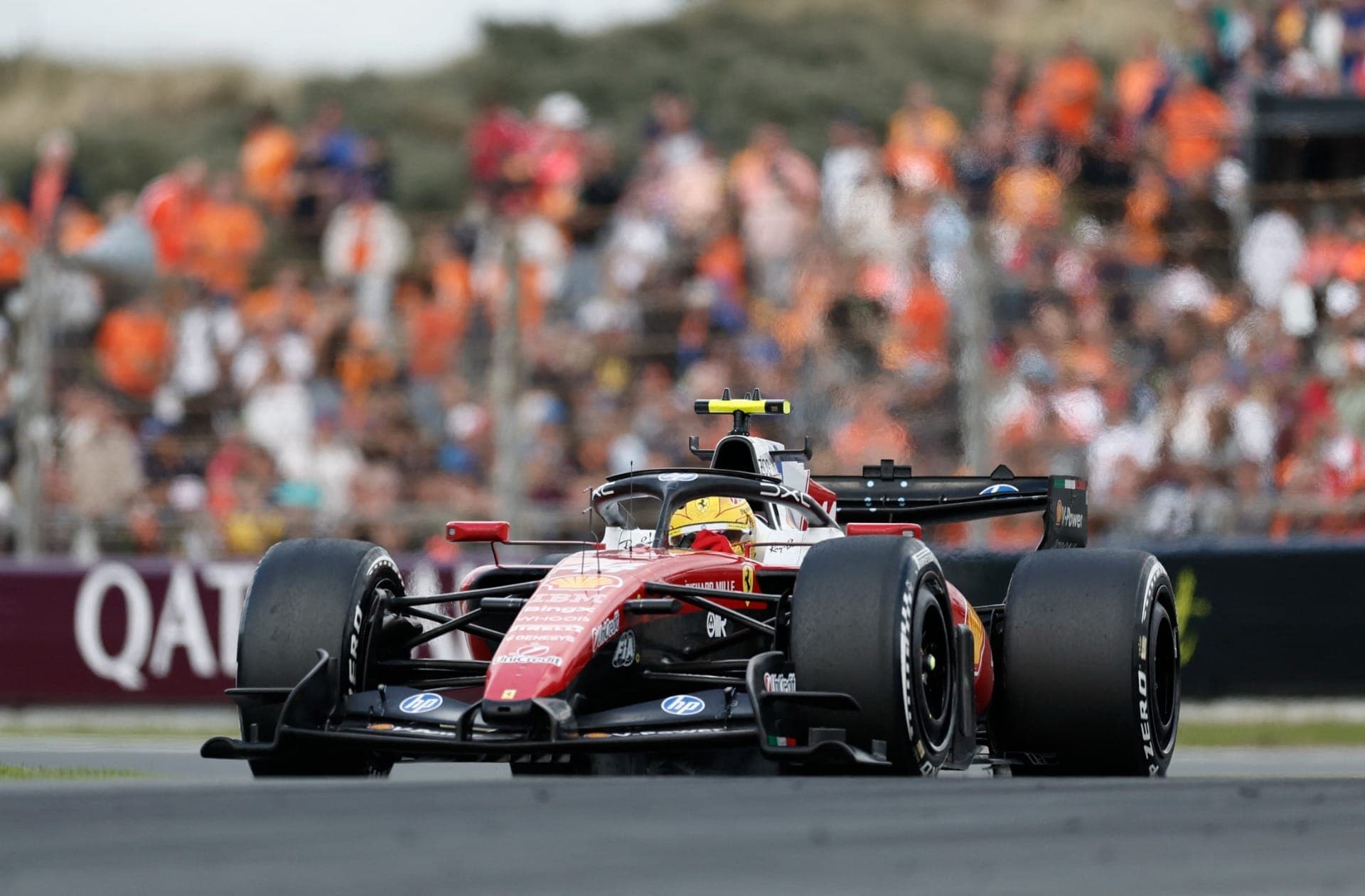 Hamilton ficou na 4ª posição no GP da Holanda