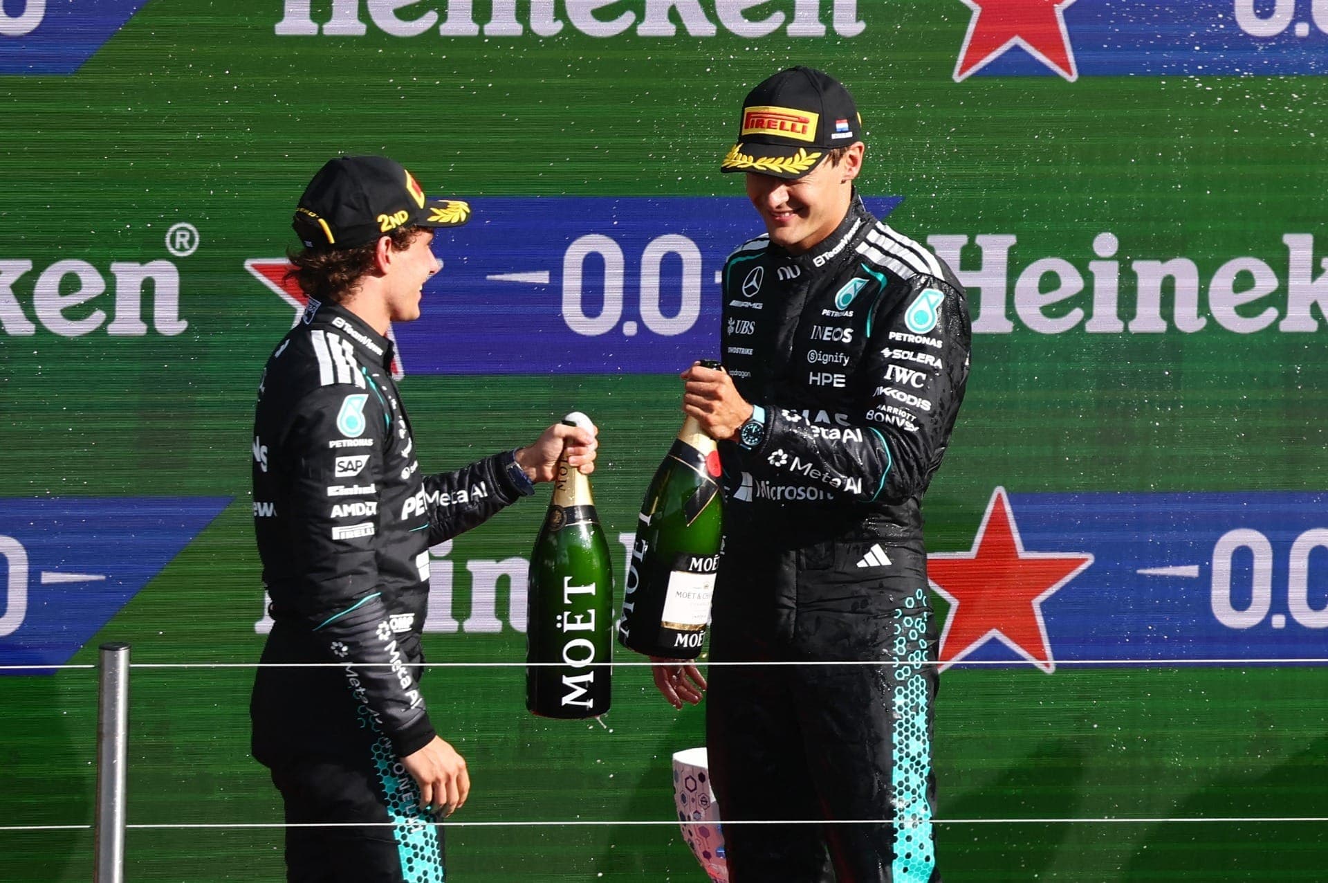 Mercedes teve os dois pilotos no pódio
