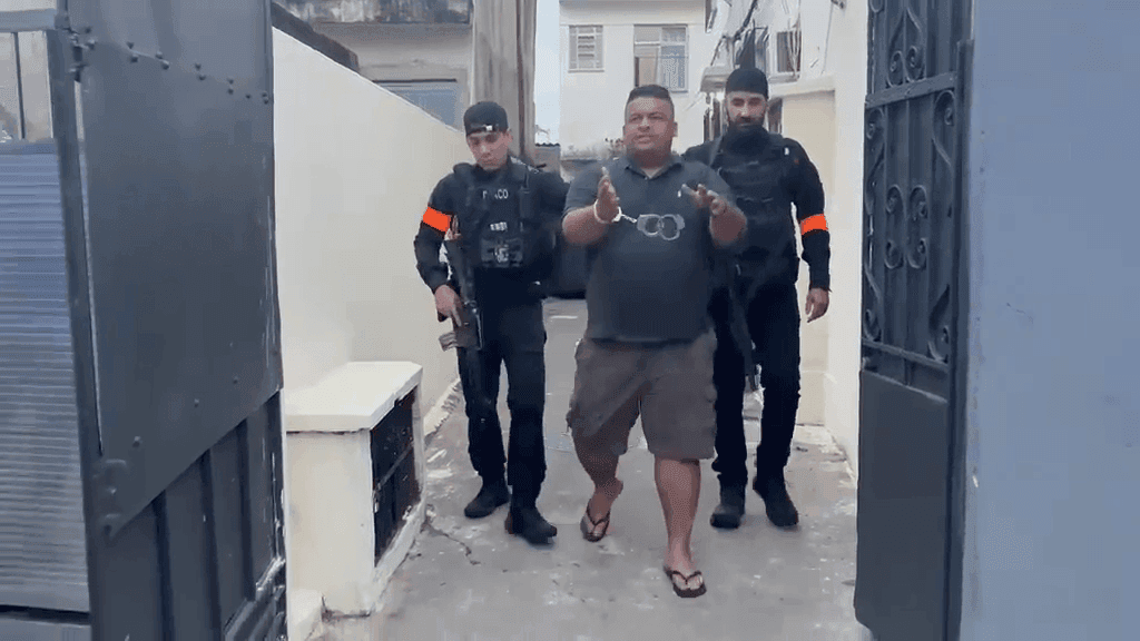 Ele foi preso durante a ação das polícias Militar e Civil.