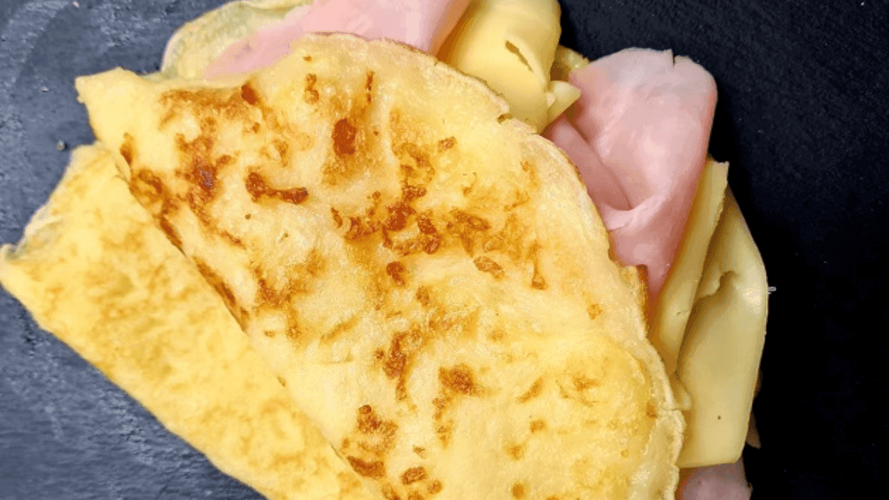 Crepe de pão de queijo