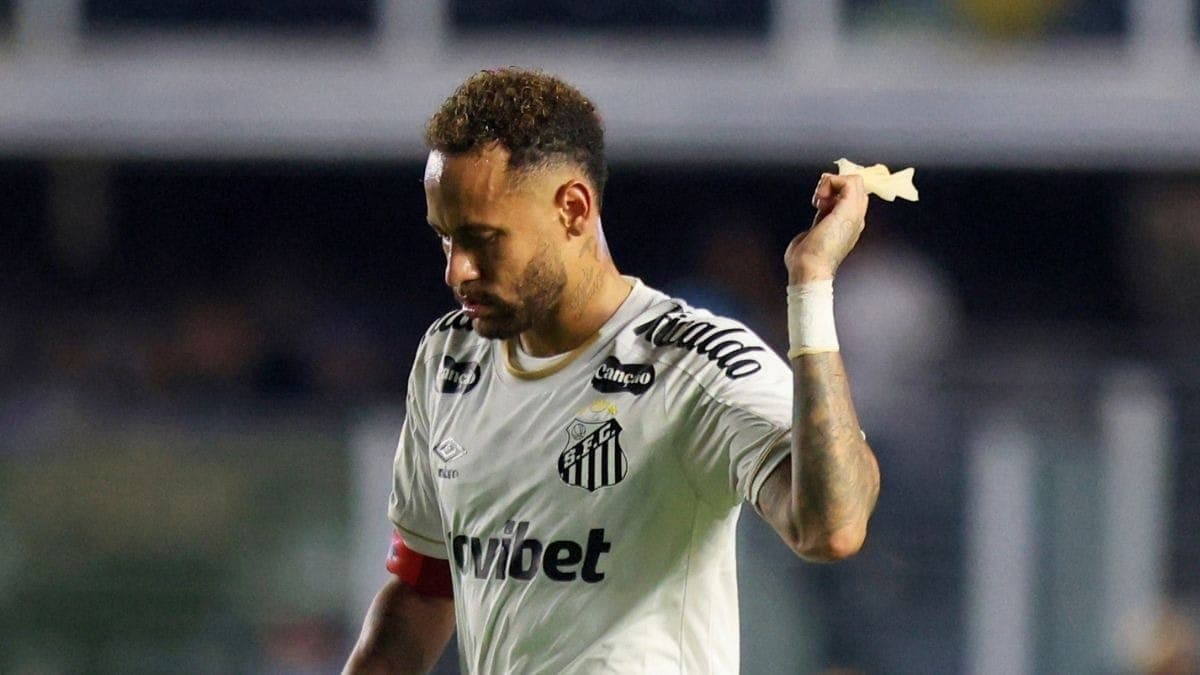 Neymar, atacante do Santos